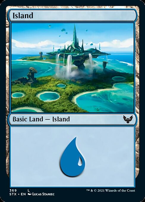 Island (369) (Strixhaven) Near Mint