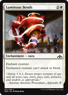 Luminous Bonds (Guilds of Ravnica) Near Mint Foil