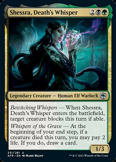 Shessra, Death's Whisper (Adventures in the Forgotten Realms) Near Mint