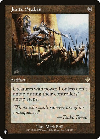 Juntu Stakes (The List) Near Mint