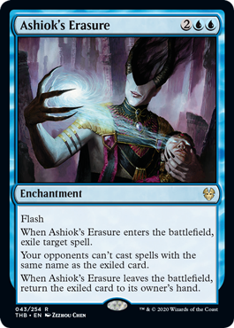 Ashiok's Erasure (Theros Beyond Death) Light Play