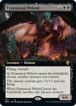 Tyrannical Pitlord (Extended Art) (Dominaria United) Near Mint
