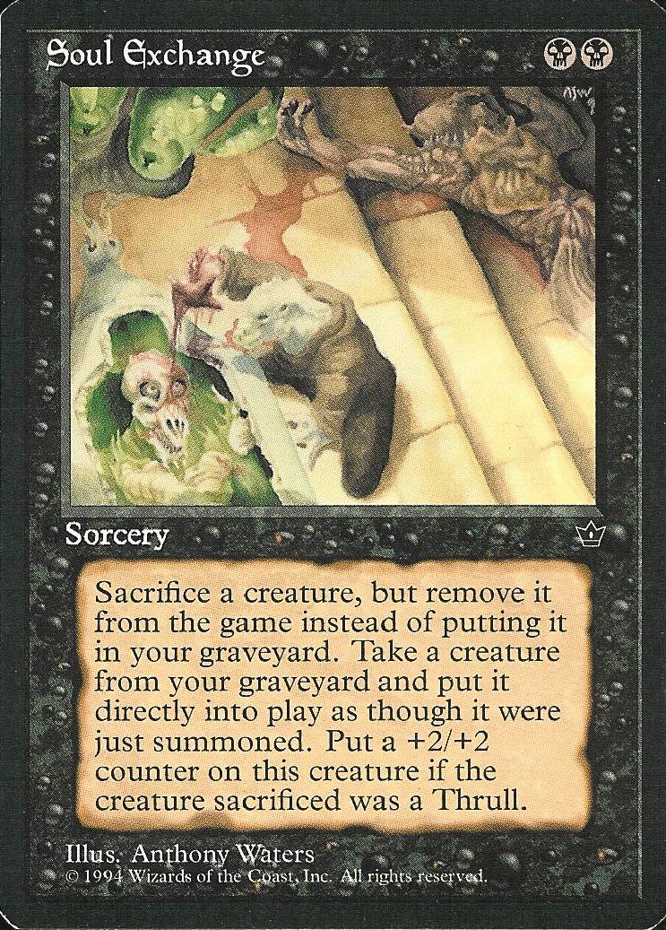 Soul Exchange (Fallen Empires) Heavy Play