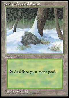 Snow-Covered Forest (Ice Age) Medium Play