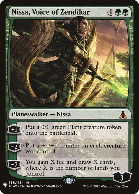 Nissa, Voice of Zendikar (Mystery Booster) Near Mint