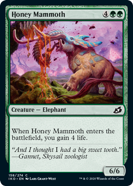 Honey Mammoth (Ikoria: Lair of Behemoths) Near Mint