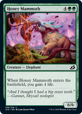 Honey Mammoth (Ikoria: Lair of Behemoths) Medium Play