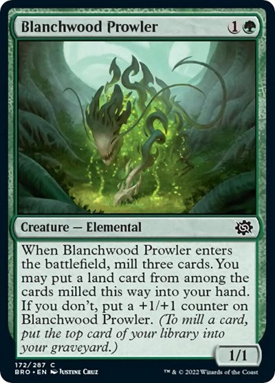 Blanchwood Prowler (The Brothers' War) Near Mint Foil