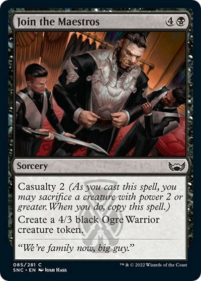Join the Maestros (Streets of New Capenna) Near Mint Foil