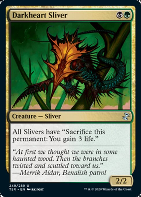 Darkheart Sliver (Time Spiral Remastered) Near Mint