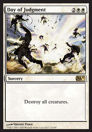Day of Judgment (Magic 2011 Core Set) Light Play Foil