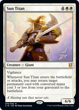 Sun Titan (Commander 2019) Light Play