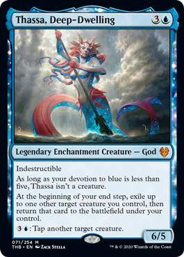 Thassa, Deep-Dwelling (Theros Beyond Death) Near Mint Foil