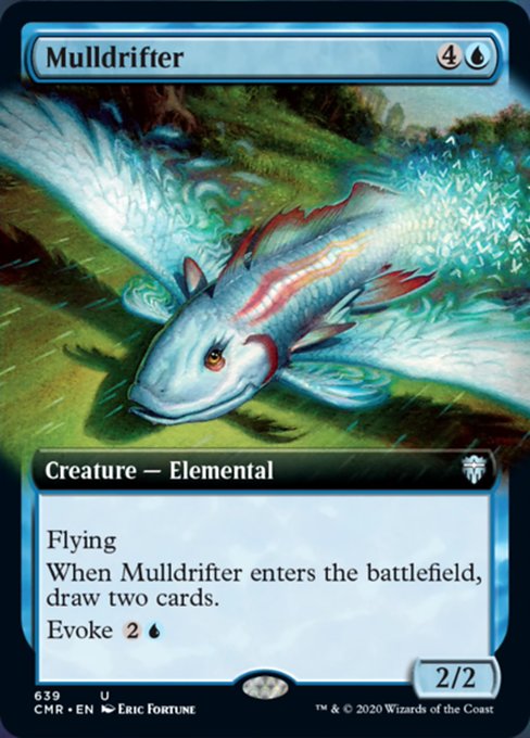 Mulldrifter (Extended Art) (Commander Legends) Light Play Foil