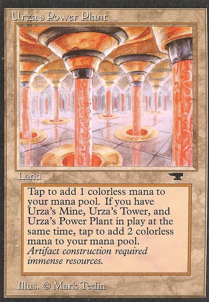 Urza's Power Plant (Columns) (Antiquities) Medium Play