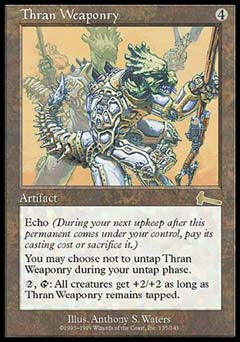 Thran Weaponry (Urza's Legacy) Medium Play