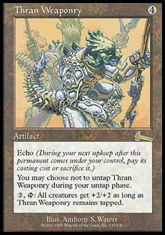 Thran Weaponry (Urza's Legacy) Light Play