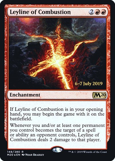 Leyline of Combustion (Promos: Prerelease Cards) Light Play Foil