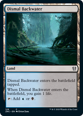 Dismal Backwater (Commander 2020 Zendikar Rising) Near Mint