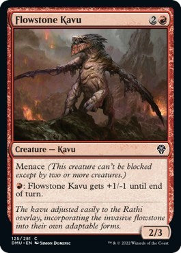Flowstone Kavu (Dominaria United) Near Mint