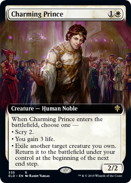 Extended Art Charming Prince (Throne of Eldraine) Near Mint Foil