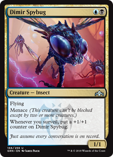 Dimir Spybug (Guilds of Ravnica) Medium Play