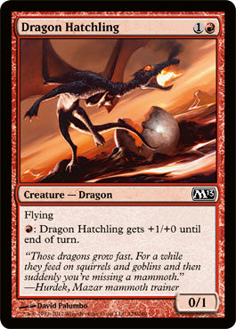 Dragon Hatchling (Magic 2013 Core Set) Heavy Play