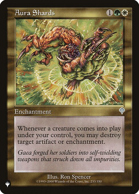 Aura Shards (Invasion Art) (The List) Near Mint