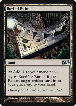 Buried Ruin (Magic 2012 Core Set) Medium Play