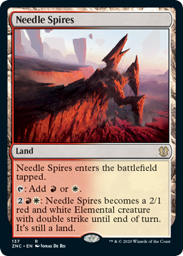 Needle Spires (Commander 2020 Zendikar Rising) Light Play