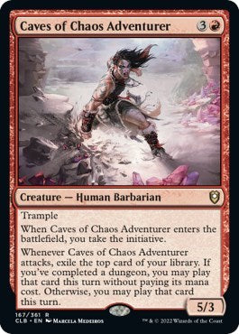 Caves of Chaos Adventurer (Commander Legends: Battle for Baldur's Gate) Near Mint