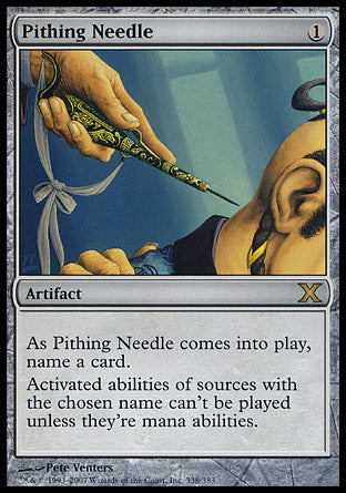 Pithing Needle (10th Edition) Heavy Play