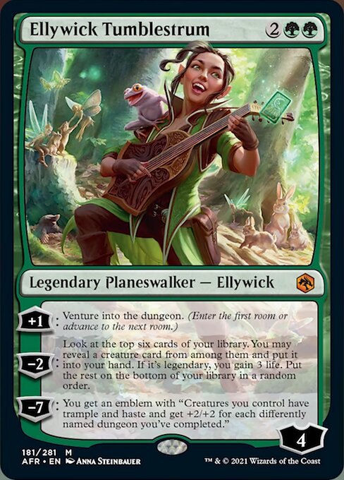 Ellywick Tumblestrum (Adventures in the Forgotten Realms) Near Mint Foil