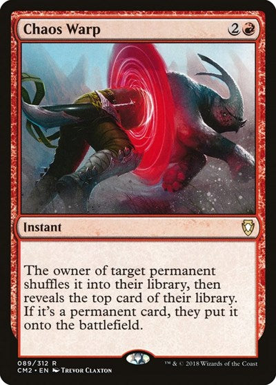 Chaos Warp (Commander Anthology Volume II) Light Play