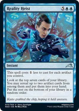 Reality Heist (Kamigawa: Neon Dynasty) Near Mint
