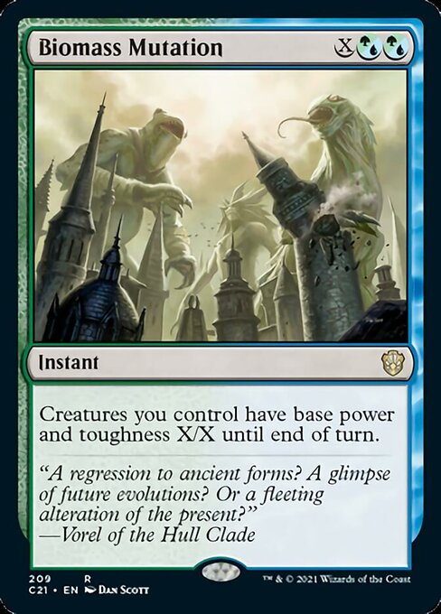 Biomass Mutation (Commander 2021 Strixhaven) Light Play