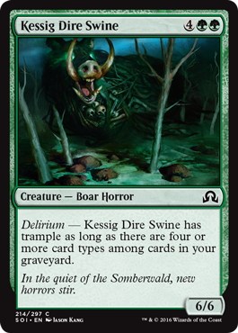 Kessig Dire Swine (Shadows Over Innistrad) Near Mint