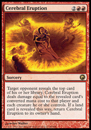 Cerebral Eruption (Scars of Mirrodin) Light Play