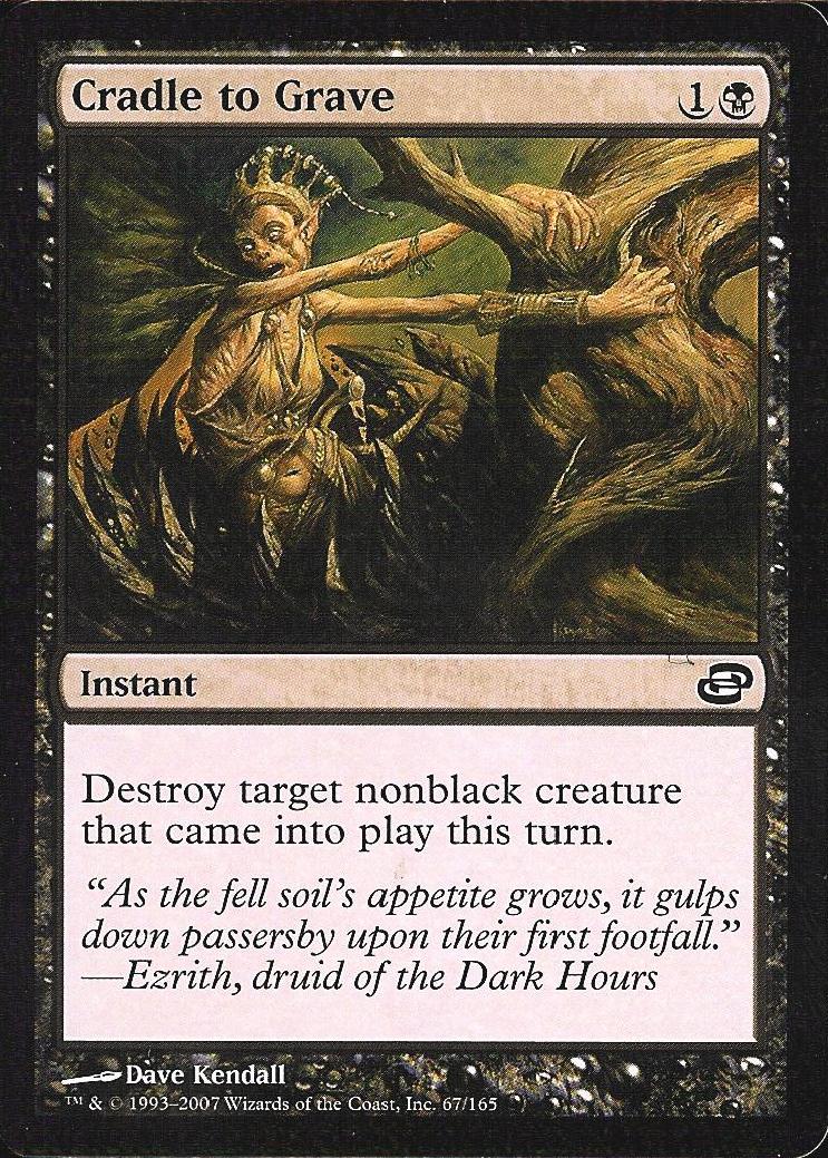 Cradle to Grave (Planar Chaos) Medium Play Foil
