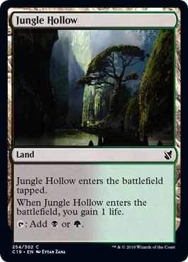 Jungle Hollow (Commander 2019) Near Mint