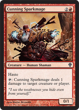 Cunning Sparkmage (Worldwake) Medium Play