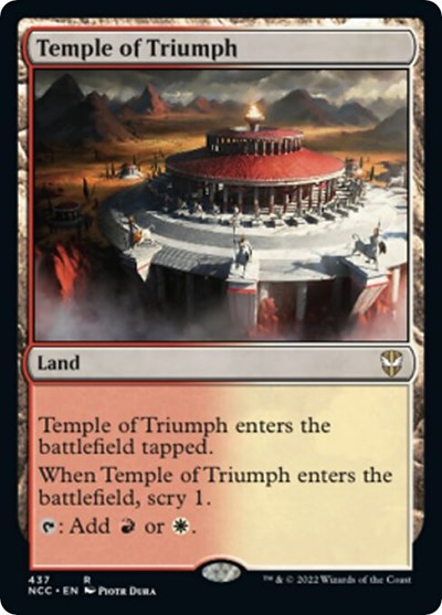 Temple of Triumph (Commander: Streets of New Capenna) Near Mint