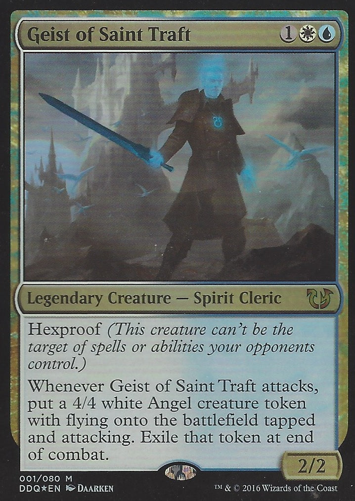 Geist of Saint Traft (Duel Decks: Blessed vs Cursed) Light Play Foil