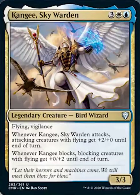 Kangee, Sky Warden (Commander Legends) Near Mint Foil