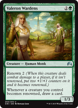 Valeron Wardens (Magic Origins) Near Mint Foil