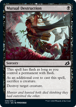 Mutual Destruction (Ikoria: Lair of Behemoths) Near Mint Foil