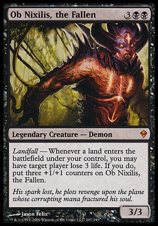 Ob Nixilis, the Fallen (Zendikar) Near Mint