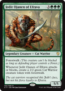 Jedit Ojanen of Efrava (Commander 2017) Light Play