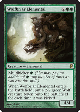 Wolfbriar Elemental (Conspiracy) Medium Play