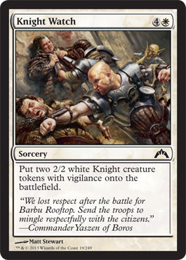 Knight Watch (Gatecrash) Light Play Foil